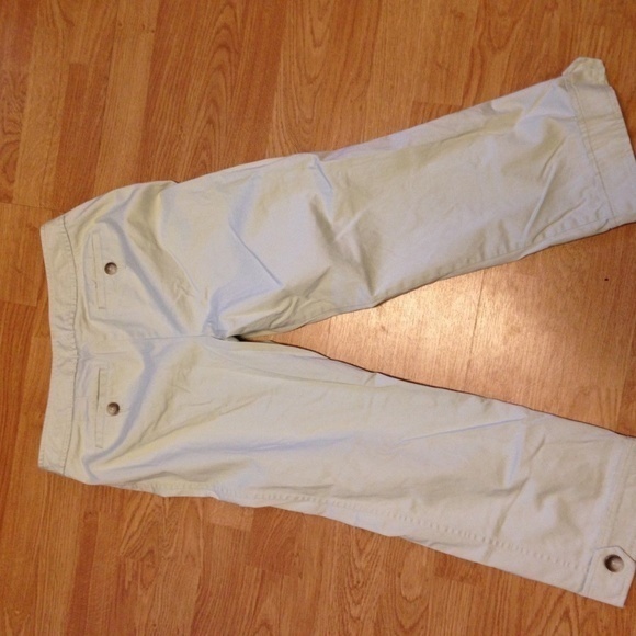 Ann‎ Taylor Women's 6 Green Capri Cropped Pants - Picture 6 of 6